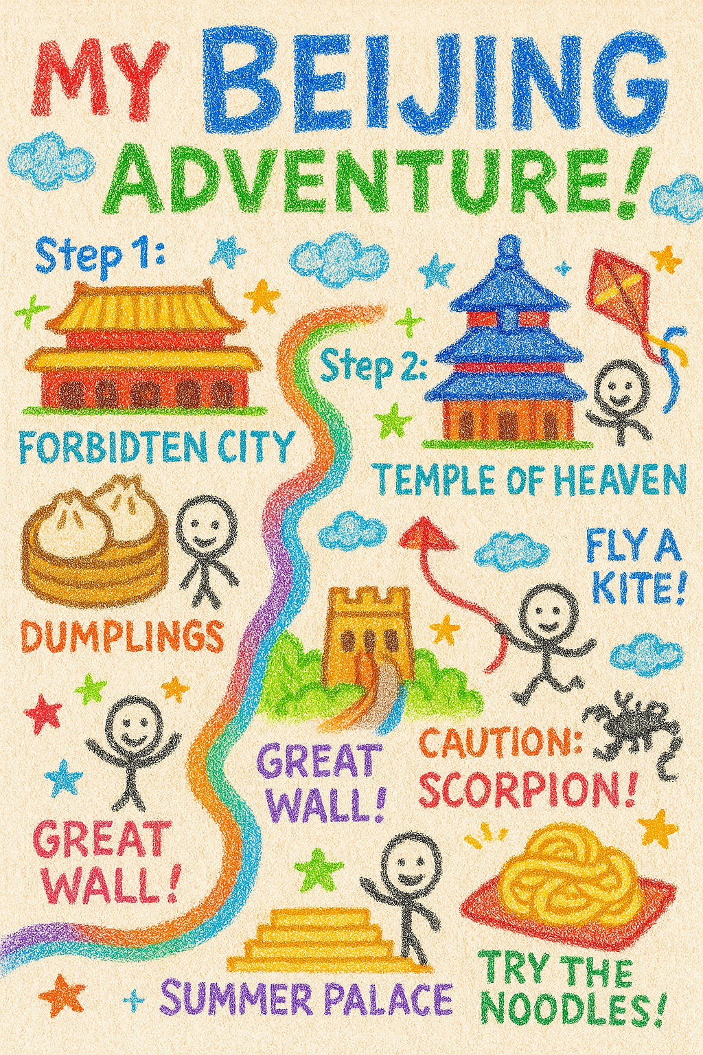 Hand-drawn Travel Cards